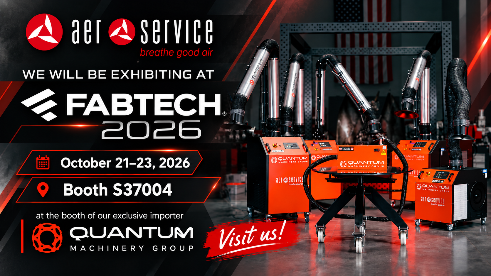 Aerservice Equipments a FABTECH 2026 – Las Vegas